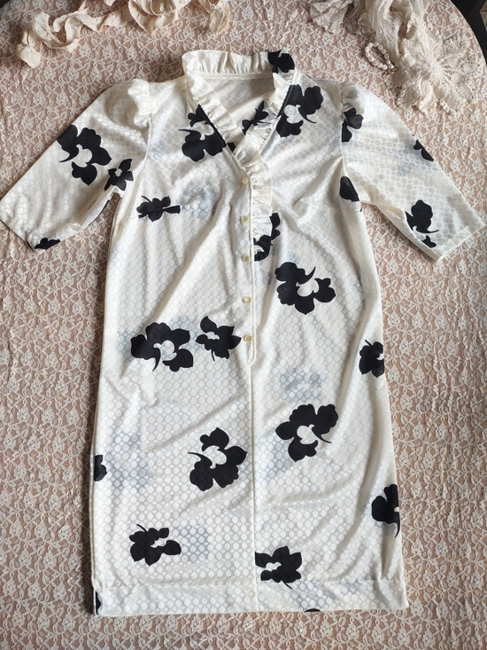 Vintage Dresses & Skirts - Vintage, Handmade, Cute Floral Midi Dress, Women's M